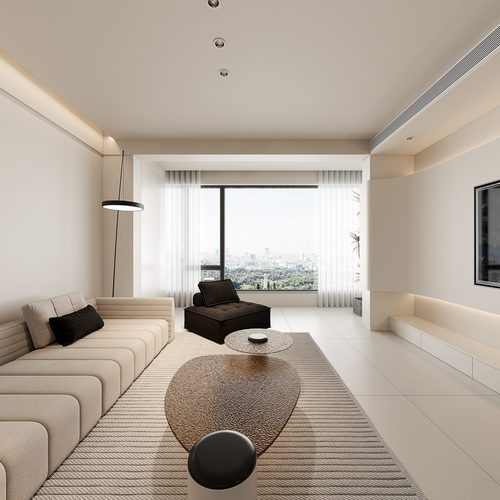 Modern A Living Room-ID:274888044