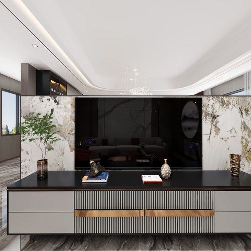 Modern A Living Room-ID:564443113