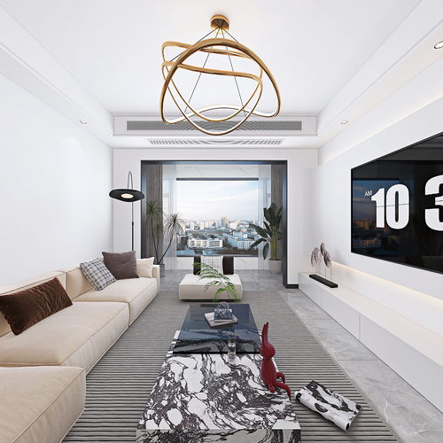 Modern A Living Room-ID:346146113