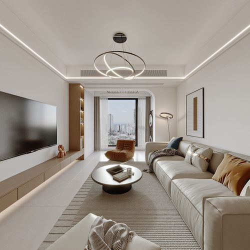 Modern A Living Room-ID:997080096