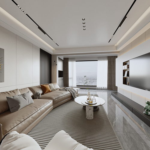 Modern A Living Room-ID:338823082