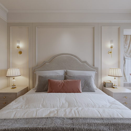 French Style Bedroom-ID:111970933