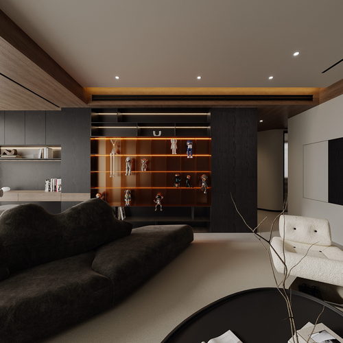 Modern A Living Room-ID:336889988
