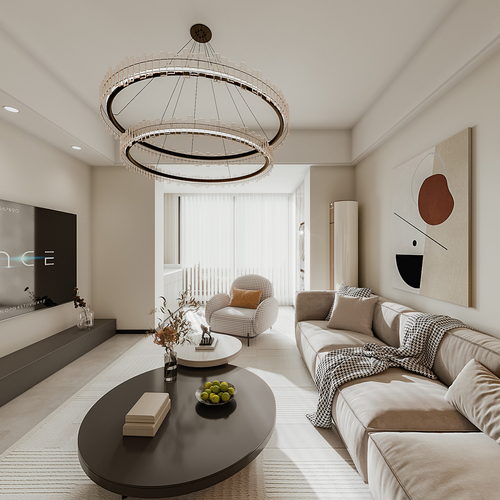 Modern A Living Room-ID:790103918