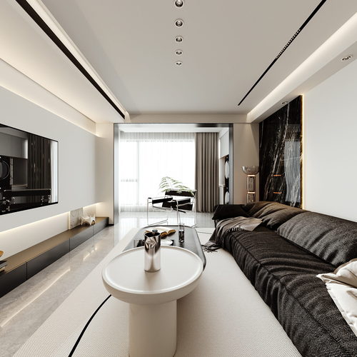 Modern A Living Room-ID:829761099