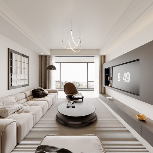 Modern A Living Room-ID:307869998