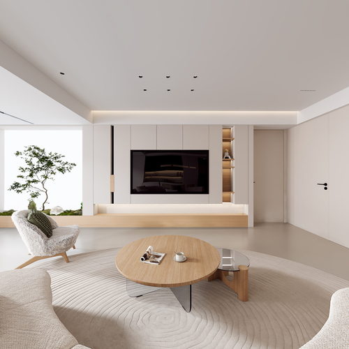 Modern A Living Room-ID:869122986