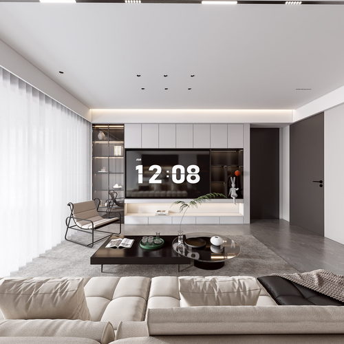 Modern A Living Room-ID:897970273