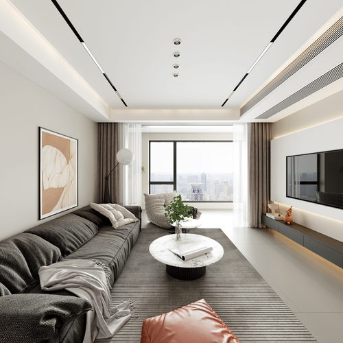 Modern A Living Room-ID:916480061