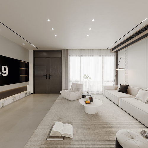 Modern A Living Room-ID:176208021