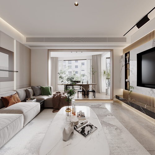 Modern A Living Room-ID:309143075