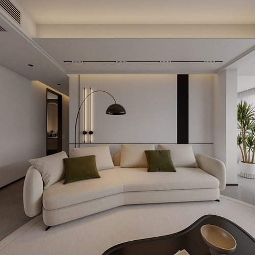 Modern A Living Room-ID:234323989