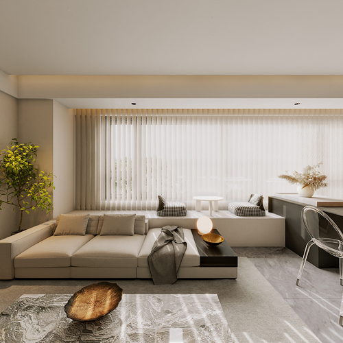 Modern A Living Room-ID:397027026