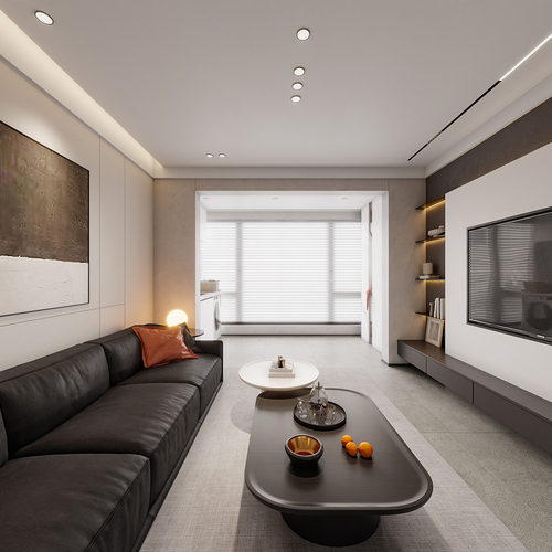 Modern A Living Room-ID:534842014