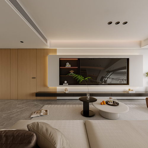 Modern A Living Room-ID:835567952