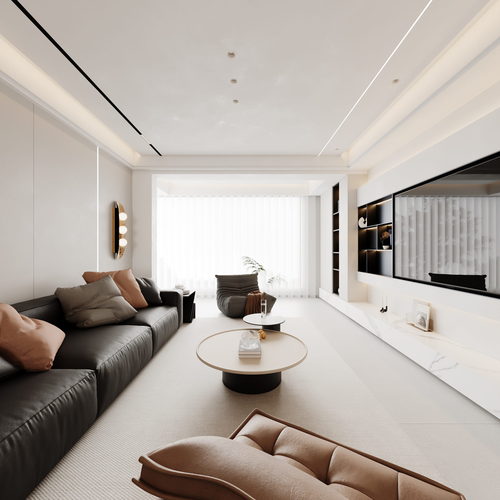 Modern A Living Room-ID:278816942
