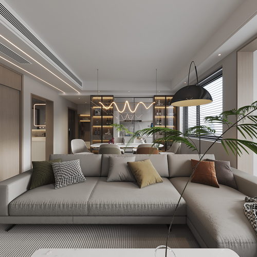Modern A Living Room-ID:181859971