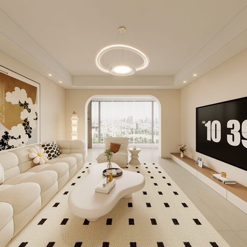 Modern A Living Room-ID:158865939
