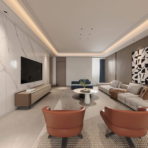 Modern A Living Room-ID:468096024