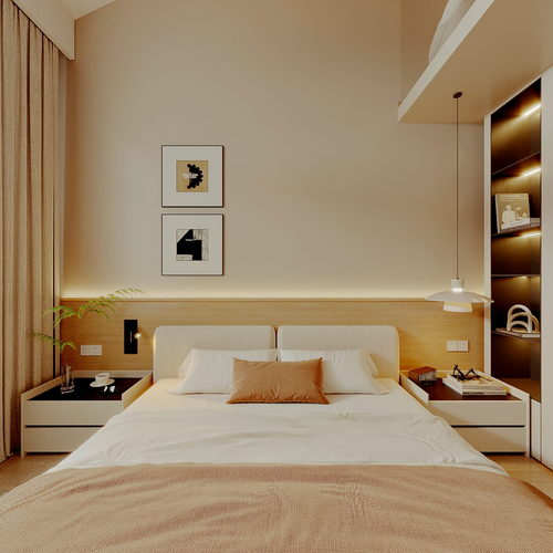 Modern Bedroom-ID:725476031