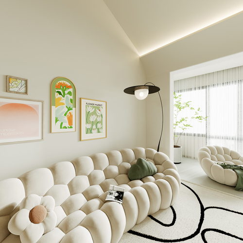 Modern A Living Room-ID:491545928