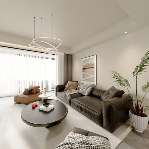 Modern A Living Room-ID:256922964