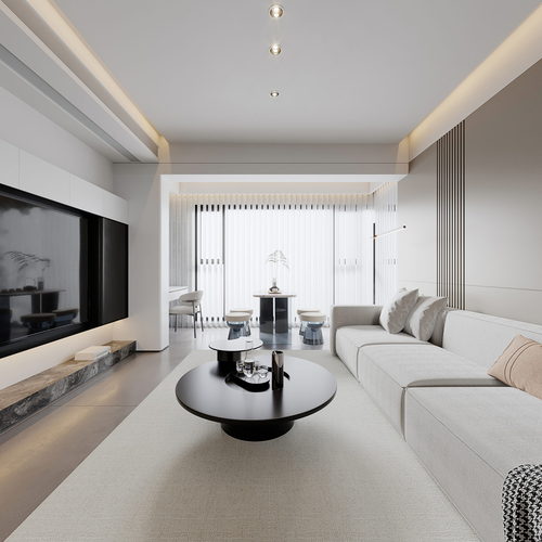 Modern A Living Room-ID:867557056