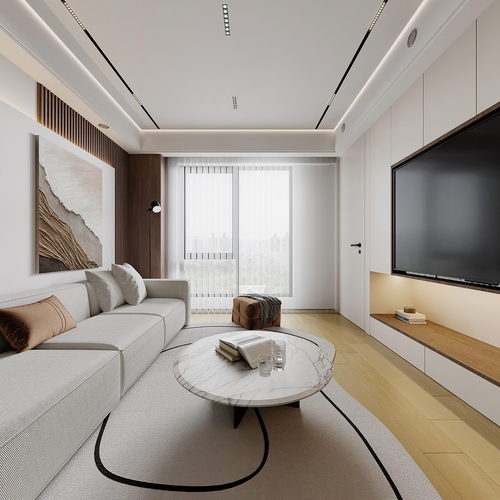 Modern A Living Room-ID:843759066