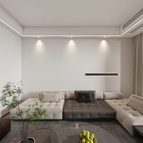 Modern A Living Room-ID:825386057