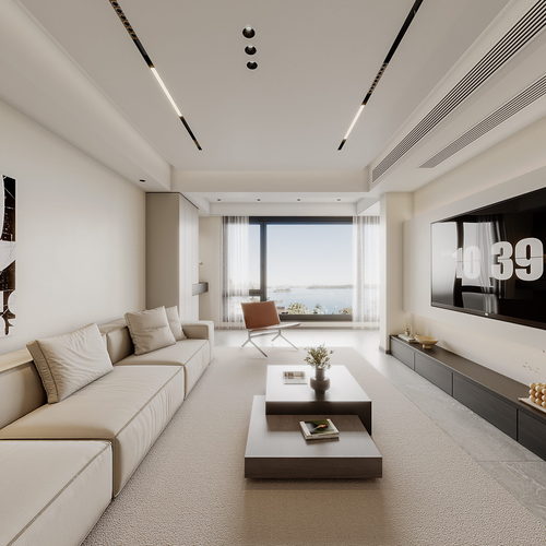 Modern A Living Room-ID:435796981
