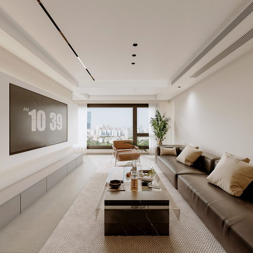 Modern A Living Room-ID:115709395