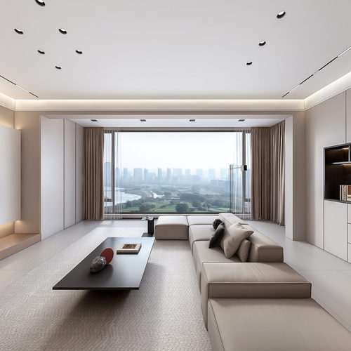 Modern A Living Room-ID:988877067