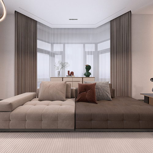 Modern A Living Room-ID:363491069