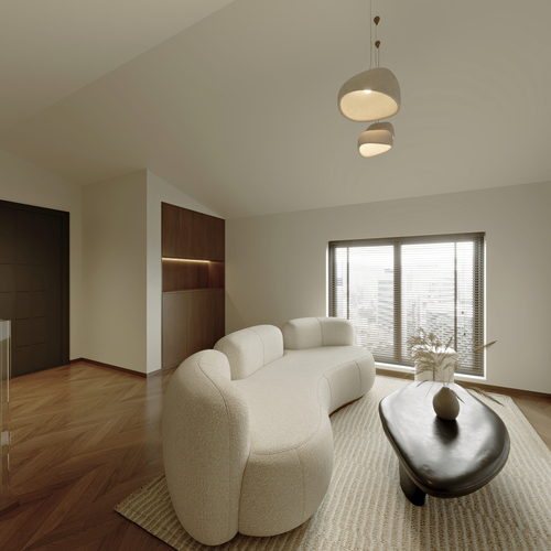 Modern A Living Room-ID:763376955