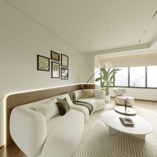 Modern A Living Room-ID:976861959