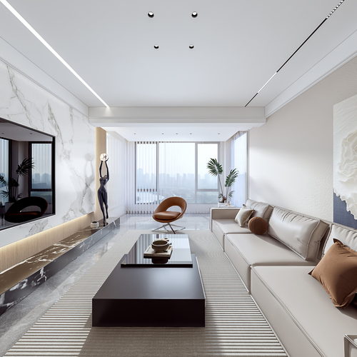 Modern A Living Room-ID:360388997