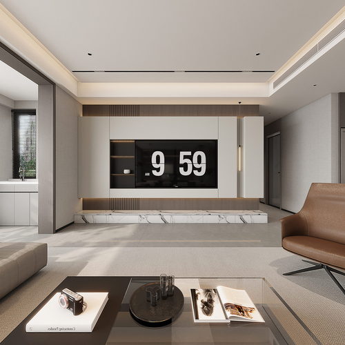 Modern A Living Room-ID:525372039