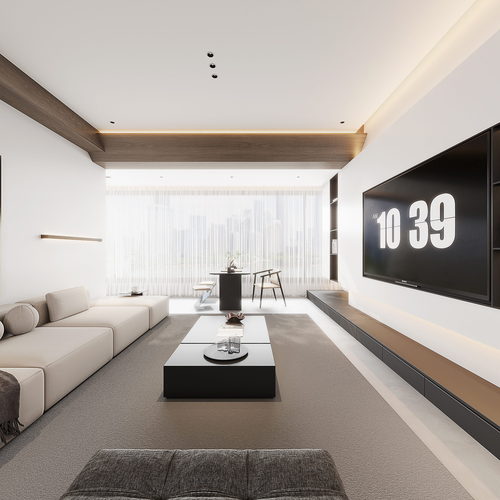 Modern A Living Room-ID:551476969
