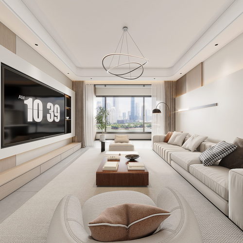 Modern A Living Room-ID:797506095