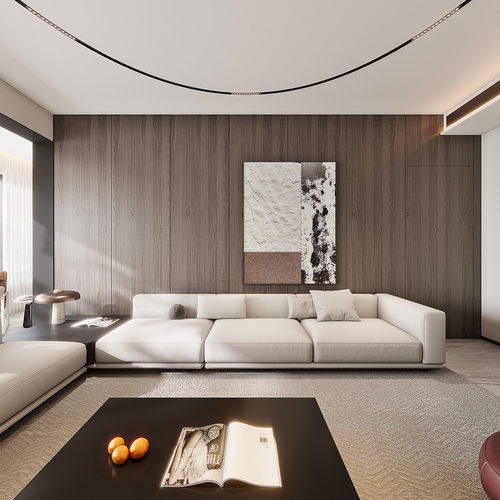 Modern A Living Room-ID:724375964