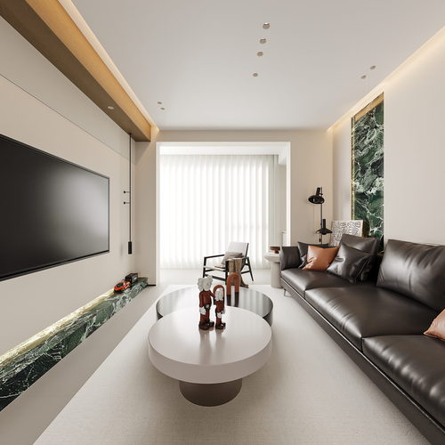Modern A Living Room-ID:220077992