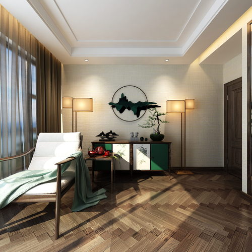 New Chinese Style Bedroom-ID:711721902