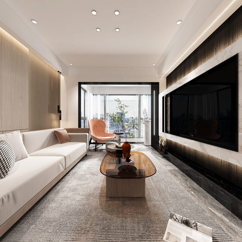 Modern A Living Room-ID:178987032