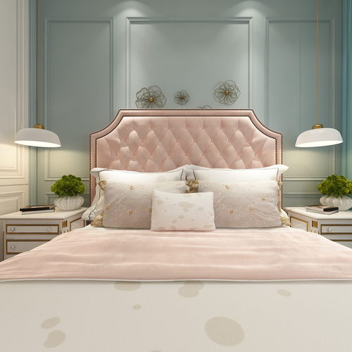 Simple European Style Bedroom-ID:891841893