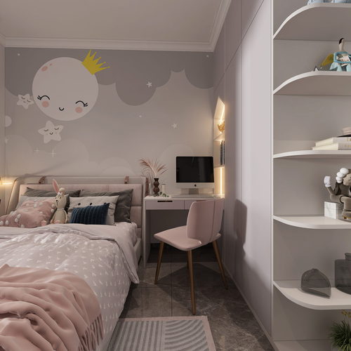 Modern Girl's Room Daughter's Room-ID:827279096