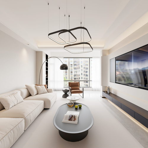 Modern A Living Room-ID:834795954