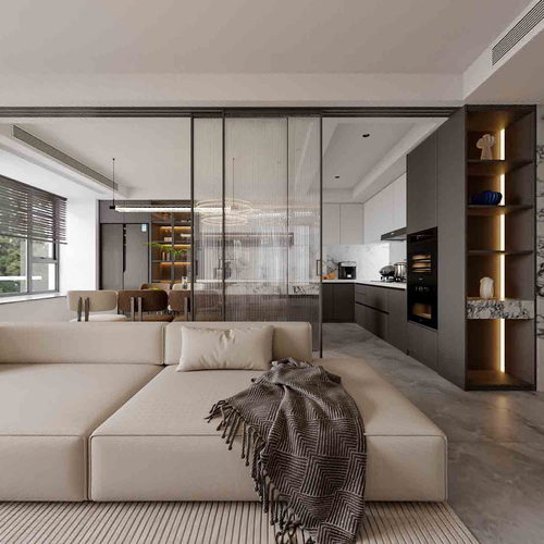 Modern A Living Room-ID:626751909