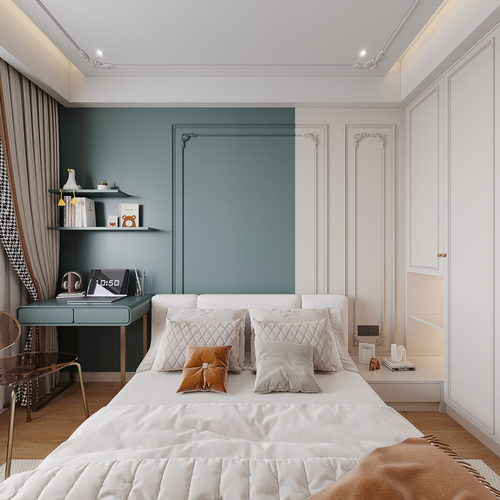 French Style Bedroom-ID:236615901