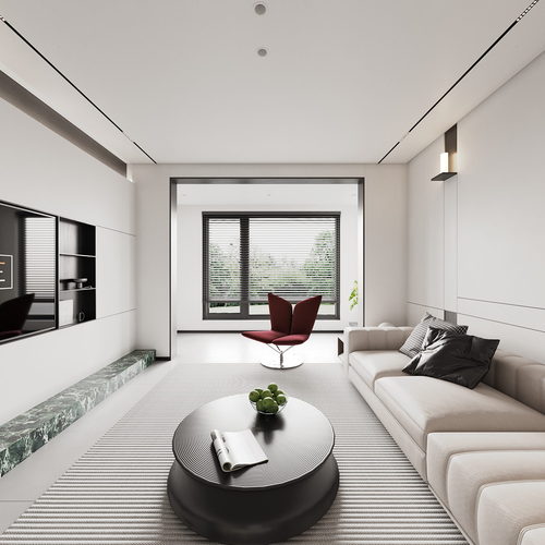 Modern A Living Room-ID:201328996