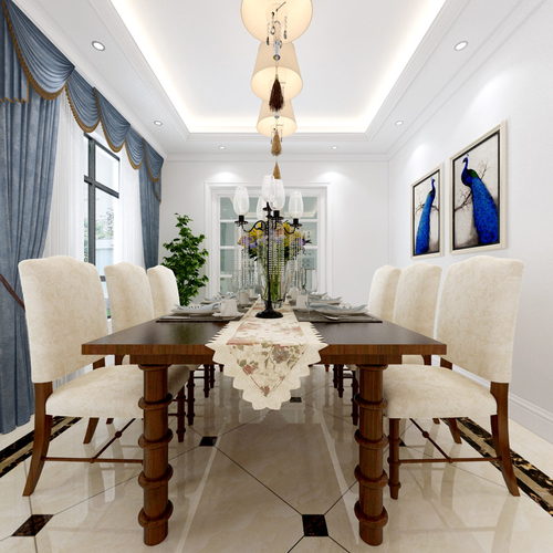 European Style Dining Room-ID:828804977